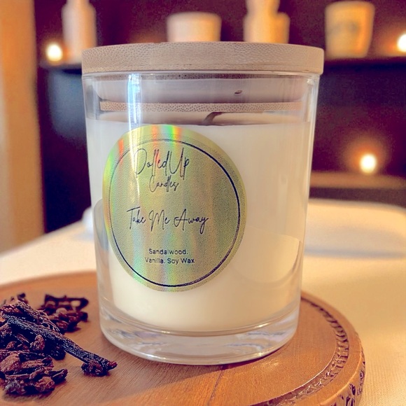 9oz Take Me Away Candle | Sandalwood Vanilla Scent | Soy Wax Hand Poured - Picture 1 of 4
